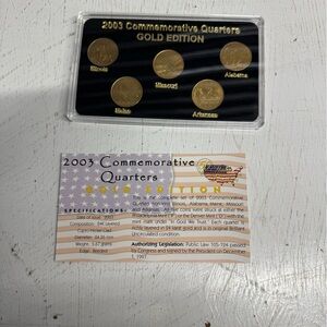 2003 Gold Edition Commemorative Quarters Set